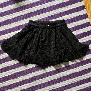 Fashion Brand Company Sheer Lace Circle Skirt